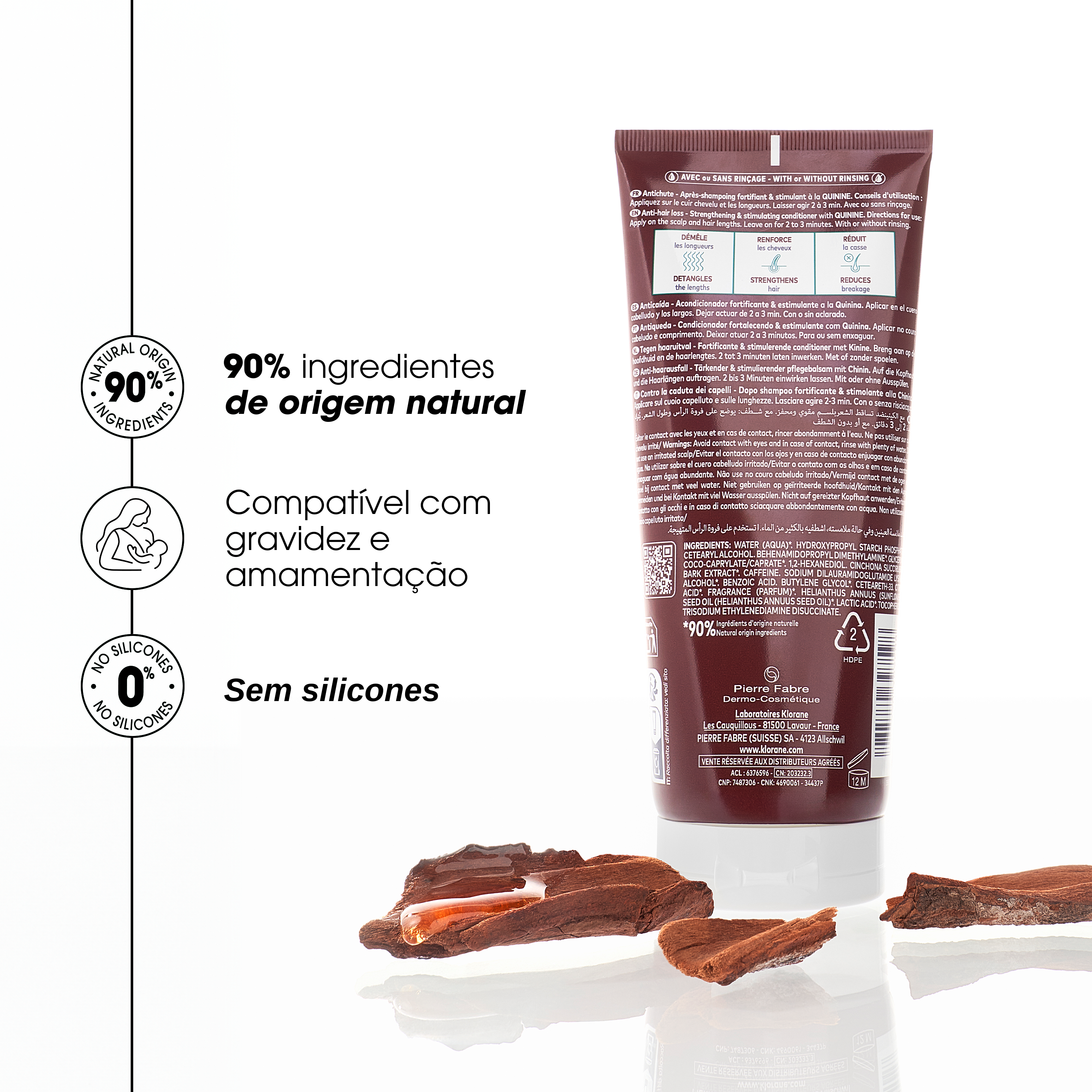 Klorane Condicionador Antiqueda Quinina 200ml